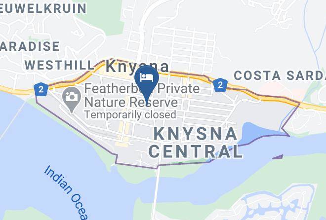 Knysna Pocket Breaks Map
