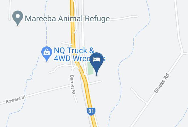Mareeba - The Cape Gateway Motel Maps