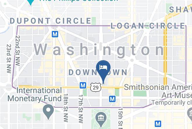 City Of Washington - The Capital Hilton Maps