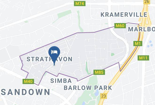 City Of Johannesburg - Seven Villa Hotel & Spa Maps