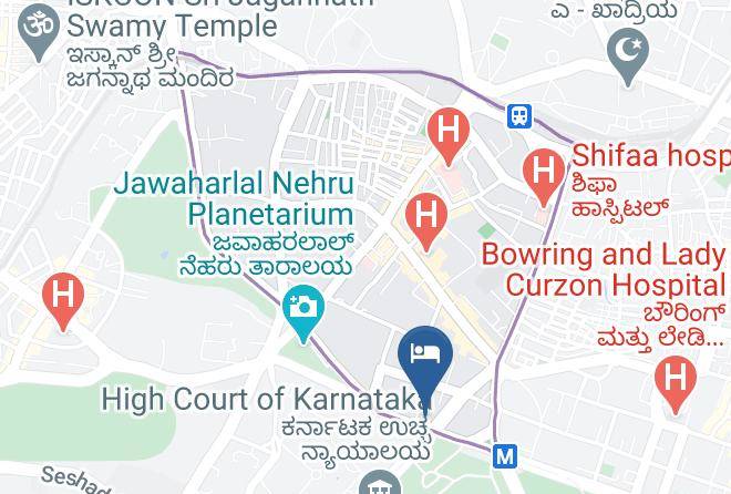 Bengaluru - The Capitol Hotel Bangalore Maps