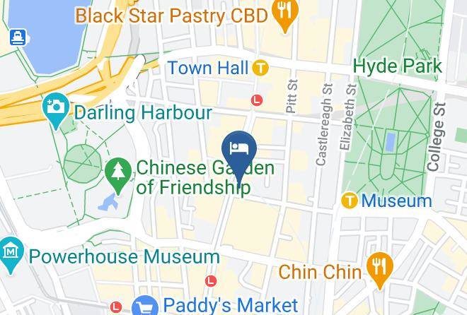 Sydney - The Capsule Hotel Sydney Maps