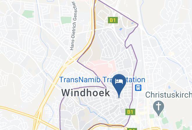 Windhoek - The Cardboard Box Maps