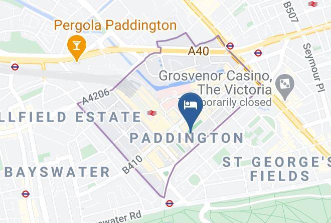London - The Cardiff Hotel Maps