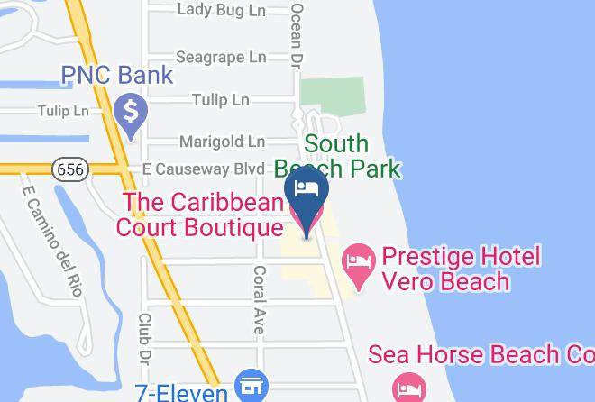 Indian River - The Caribbean Court Boutique Hotel Maps