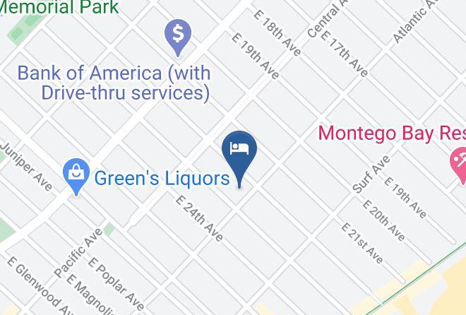 The Carideon Motel Map