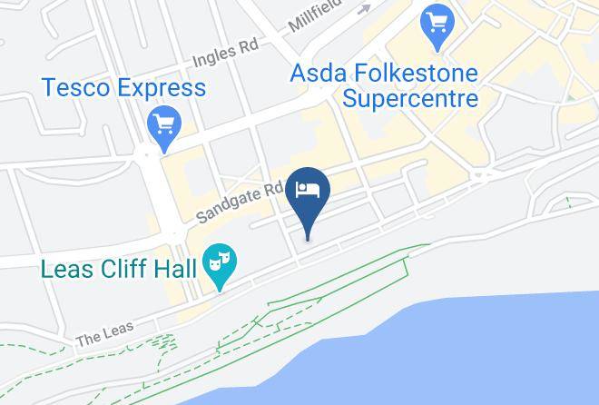 Kent - The Carlton Hotel Folkestone Maps
