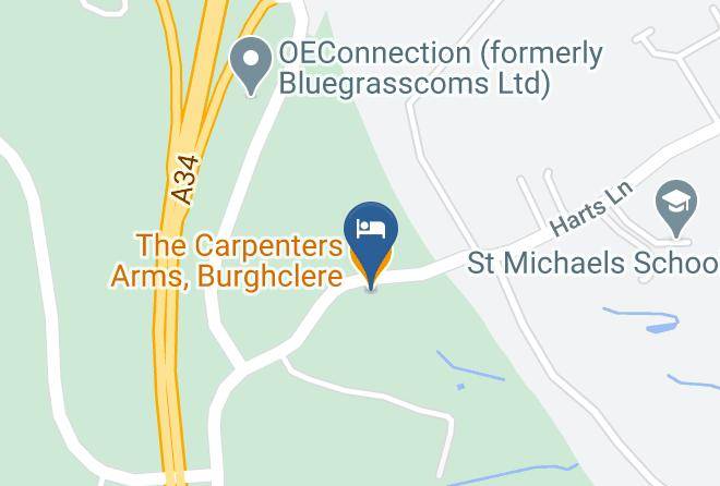Hants - The Carpenters Arms Burghclere Maps