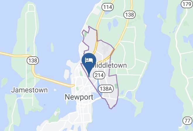 Newport - Rodeway Inn Middletown Maps