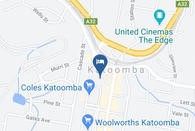 Blue Mountains - The Carrington Hotel Maps