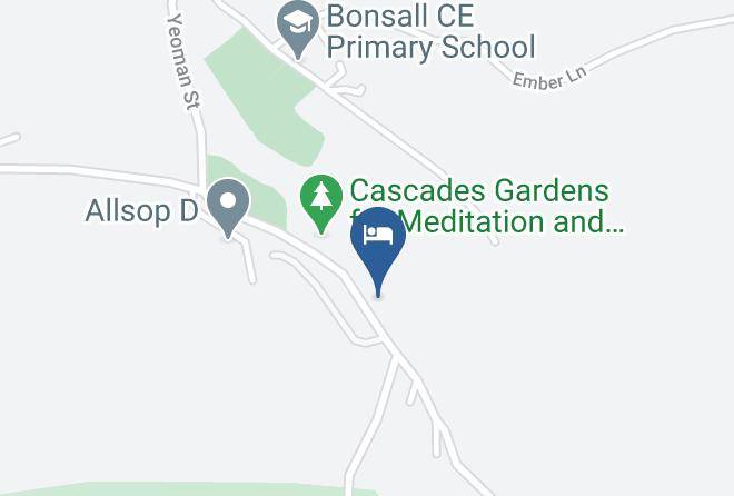 Derbyshire - The Cascades B&b Maps