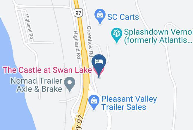 North Okanagan - The Castle At Swan Lake Hotel Maps
