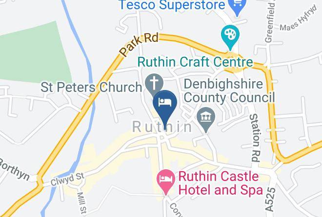 Denbighshire - The Castle Hotel JD Wetherspoon Maps