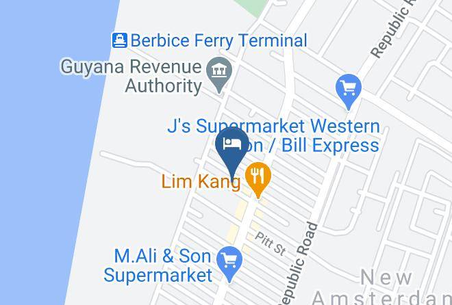 New Amsterdam - The Castle Hotel Maps