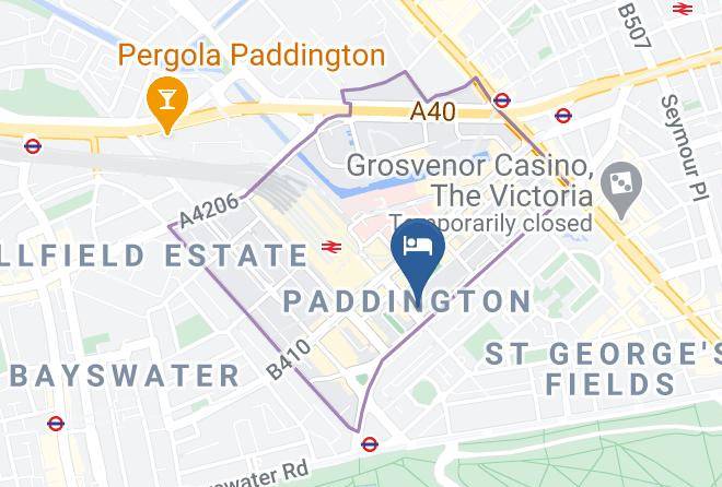 London - The Castleton Hotel Maps