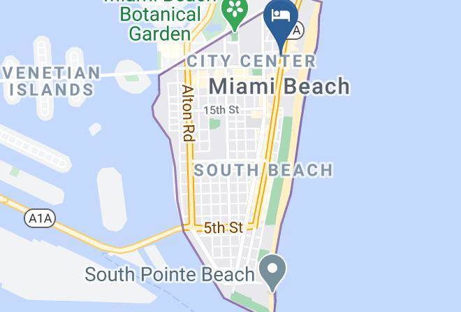 Miami Dade - The Catalina Hotel & Beach Club Maps
