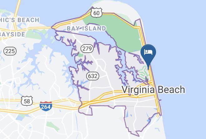 Virginia Beach City - The Cavalier Virginia Beach Autograph Collection Maps