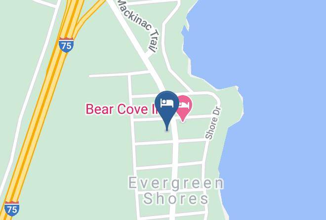 Mackinac County - The Cedars Motel Maps