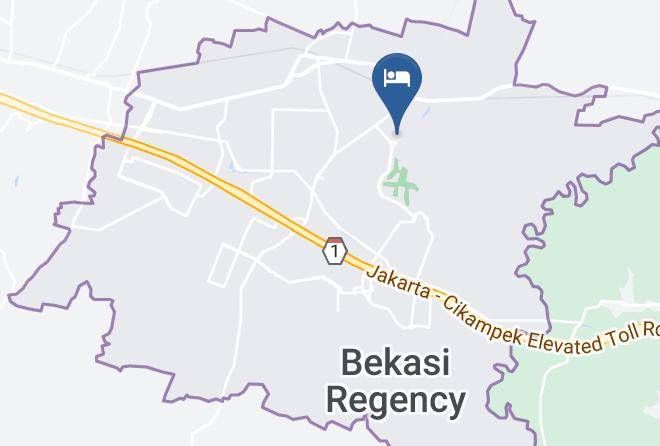 Bekasi Regency - Swiss Belinn Cikarang Maps