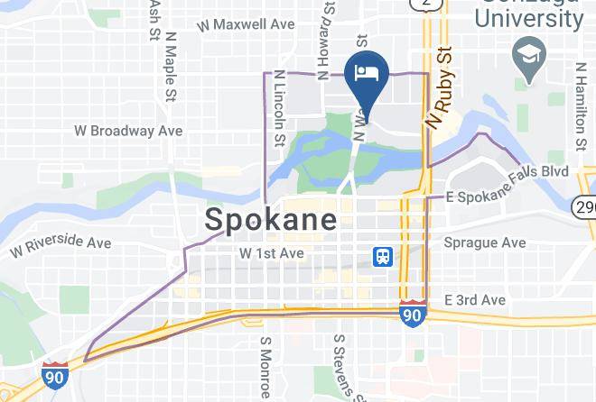 Spokane - The Centennial Hotel Spokane Maps