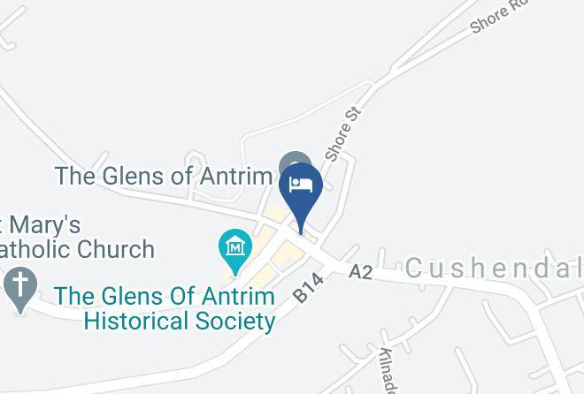Causeway Coast Glens - The Central Bar & Restaurant Maps