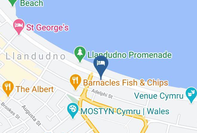 Conwy - The Central Hotel Llandudno Maps