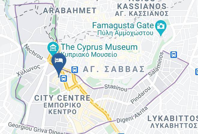 Lefkosa - The Central Suites Maps
