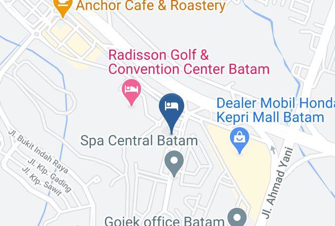 Batam - The Centro Hotel & Residence Maps