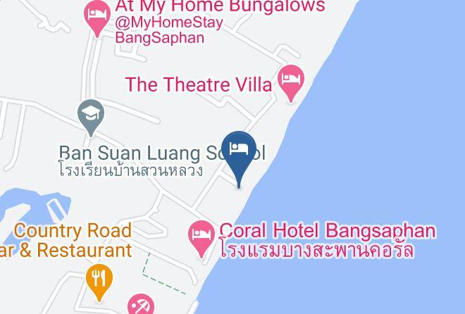 Amphoe Bang Saphan - The Chala Resort Maps