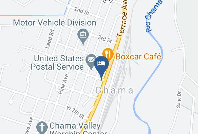 Rio Arriba - The Chama Hotel & Shops Maps
