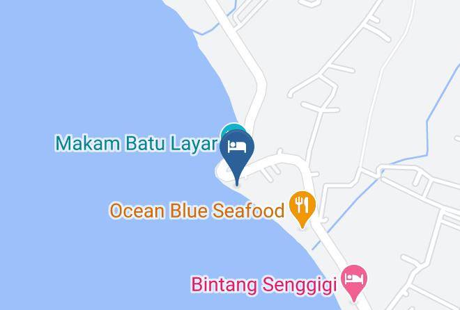 West Lombok Regency - The Chandi Boutique Resort & Spa Maps