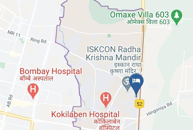 Indore - The Chandra Leela Hotel Maps