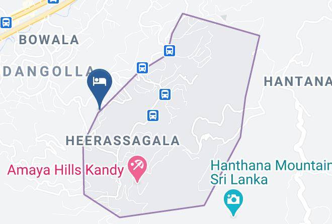 Kandy - The Change Hotel Maps
