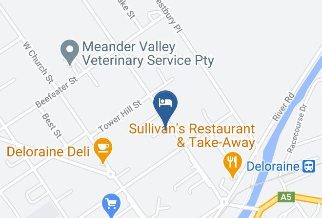 Meander Valley - The Chapel Deloraine Maps
