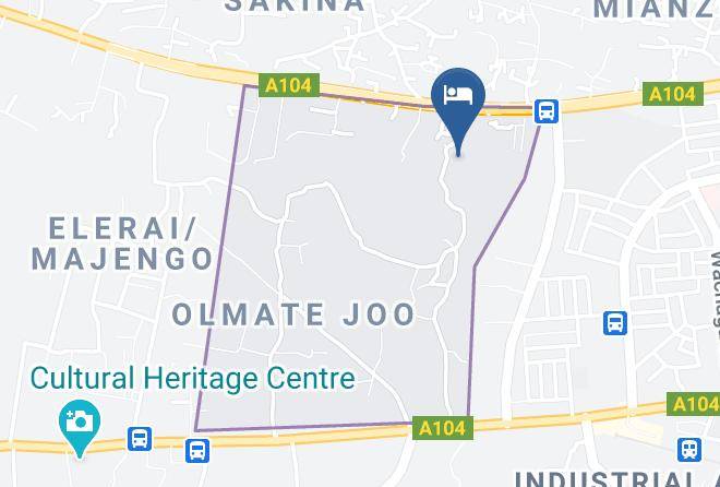 Arusha - The Charity Hotel Maps