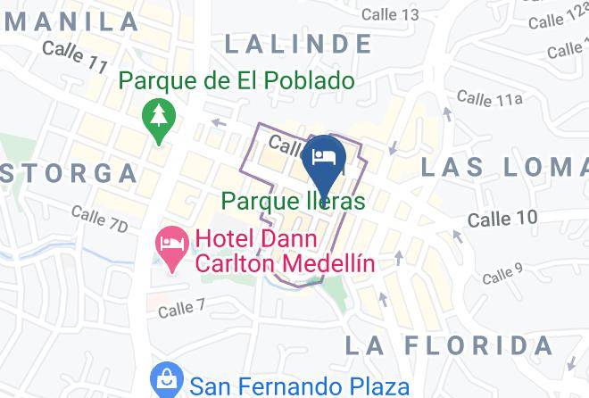 Medellin - The Charlee Hotel Maps