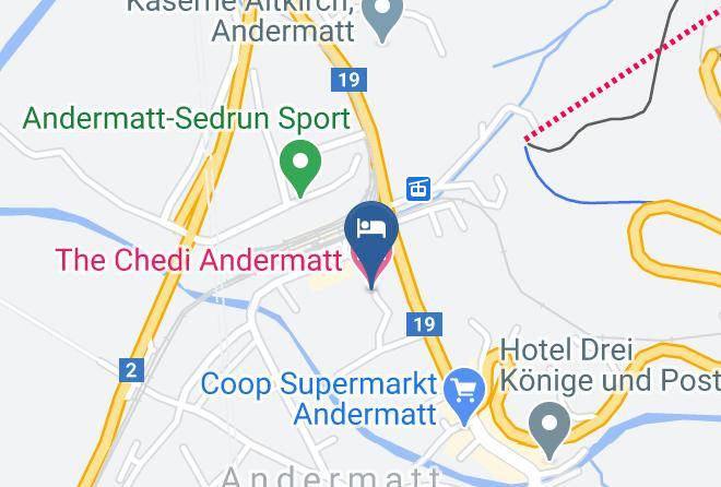 Andermatt - The Chedi Andermatt Maps