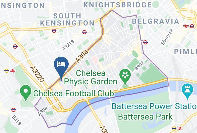 London - The Chelsea Sandhills Residence Maps