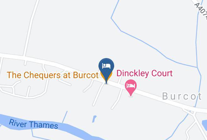 Oxon - The Chequers At Burcot Maps