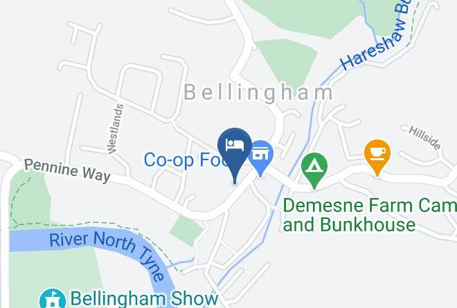 Northumberland - The Cheviot Hotel Maps