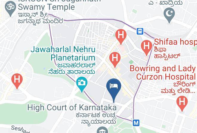 Bengaluru - The Chevron Hotel Maps