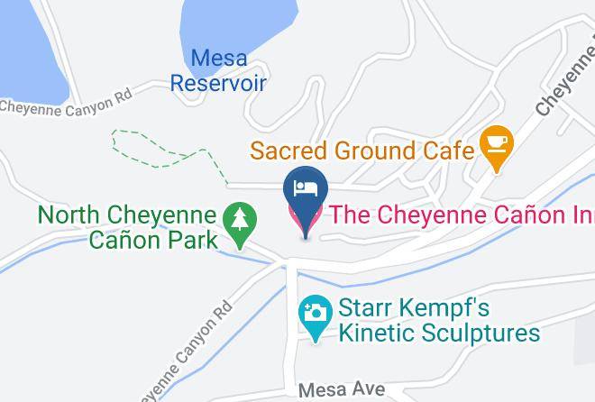 El Paso - The Cheyenne Canon Inn Maps