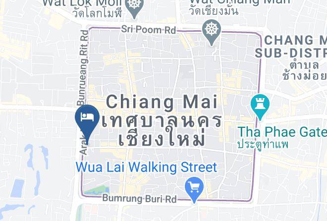 The Chiang Mai Old Town Hotel Map