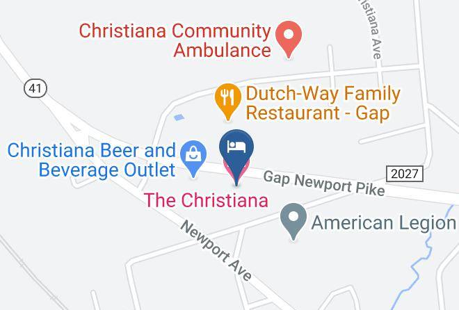 The Christiana Motel Map