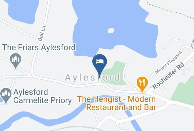 The Church Barn La Grande Map