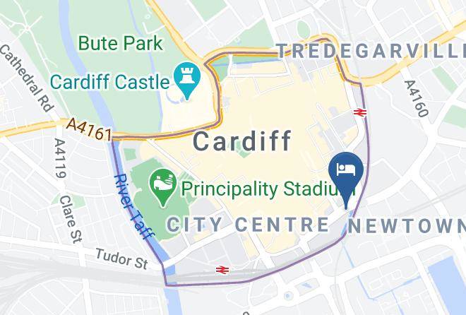 Cardiff - The Citrus Hotel Cardiff By Compass Hospitality Maps