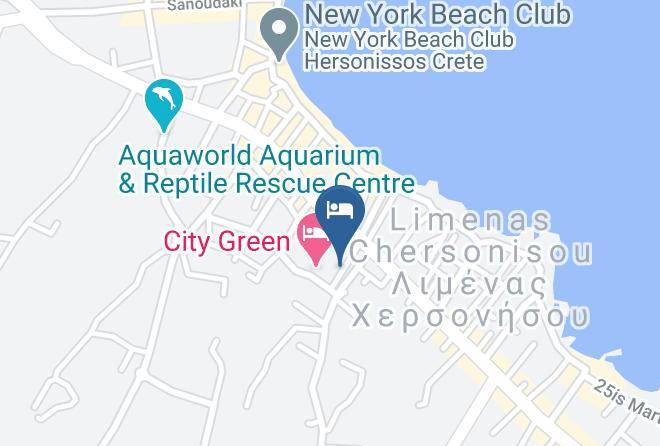 Iraklion - The City Hotel Maps