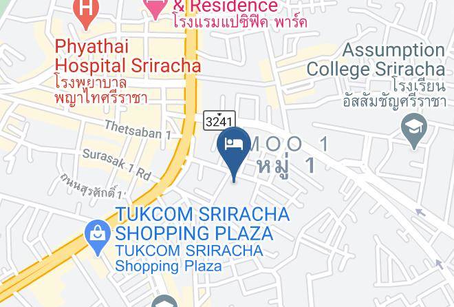 Si Racha District - The City Hotel Sriracha Maps