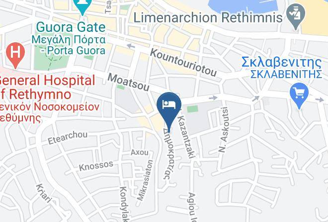 Rethimni - The City Hotel & Suites Maps