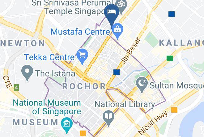 The Claremont Hotel Singapore Map